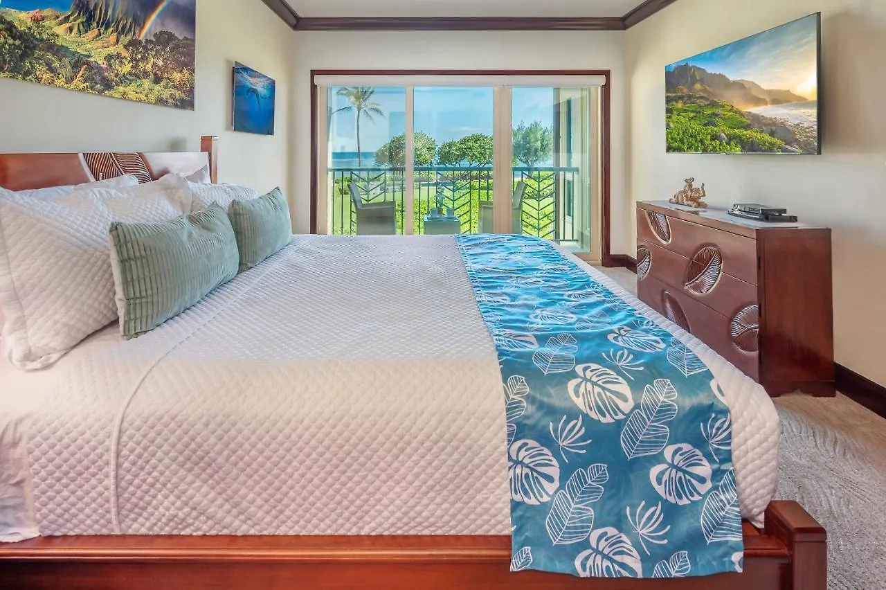 Apartment Waipouli Beach Resort Spectacular Luxury Oceanfront Condo Sleeps 8 Ac Pool Kapa'a United States