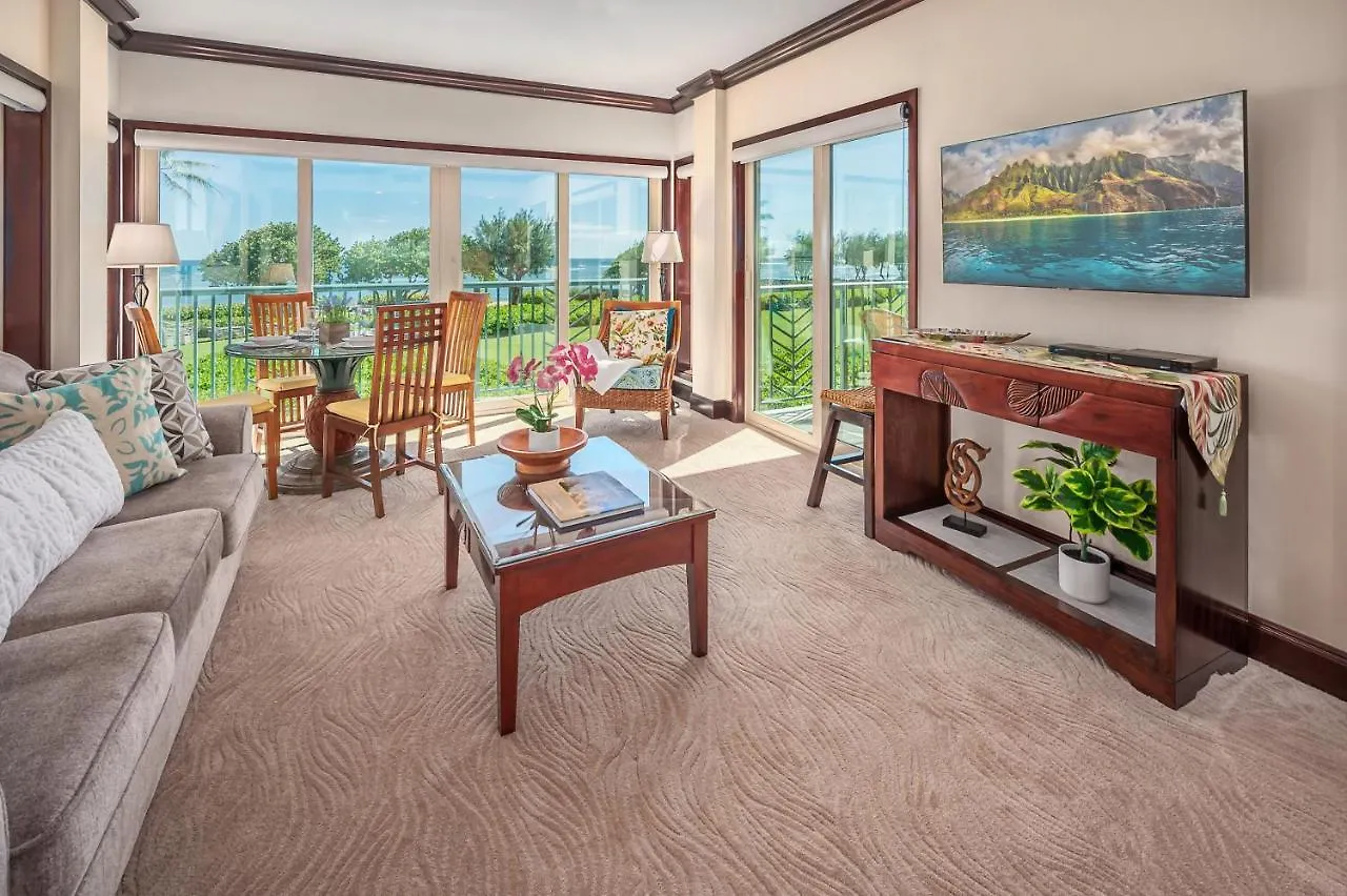 Waipouli Beach Resort Spectacular Luxury Oceanfront Condo Sleeps 8 Ac Pool Kapa'a Apartment